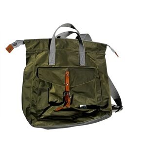 Original Roka London Bantry C Medium Backpack Green EUC